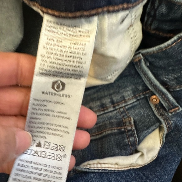 Denizen from Levi's Dark Blue High Rise Skinny Jeans 12M W31 L30 - Picture 7 of 7